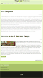 Mobile Screenshot of gspothairdesign.com